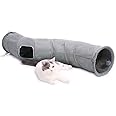 PAWZ Road Cat Tunnel Collapsible S Shape Cat Play Tube 10.5 Inches in Diameter