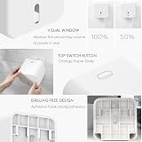 Colist White Self Adhesive Toilet Roll Holder Wall Mounted No Drilling view 7