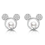 FarryDream 925 Sterling Silver Sparkling CZ Mouse