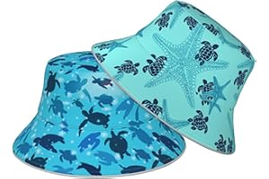 GARLAIBI Hat Reversible Fisherman Hats Double Sided Wearing for Women Men Boys Girls
