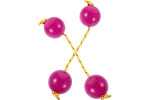 Beaupretty 2pcs Asalato Shakers Rhythm Sand Hammer Percussion Instrument Noise-reducing Musical Balls for