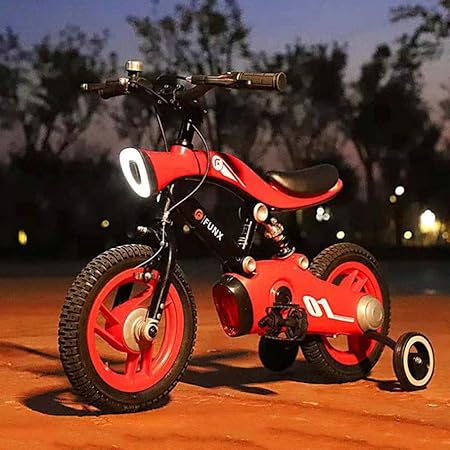 M Yn Kids Bikes With Stabilisers Balance Bike Motorbike Freestyle Girl S Boy S Kids Children Child Bicycle Bike 18 21 4 Colours Color Orange Size 18inch Amazon Co Uk Sports Outdoors