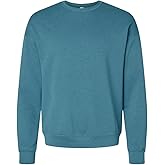 BELLA + CANVAS - Unisex Sponge Fleece Drop Shoulder Crewneck Sweatshirt - 3945 - Heather Deep Teal - L