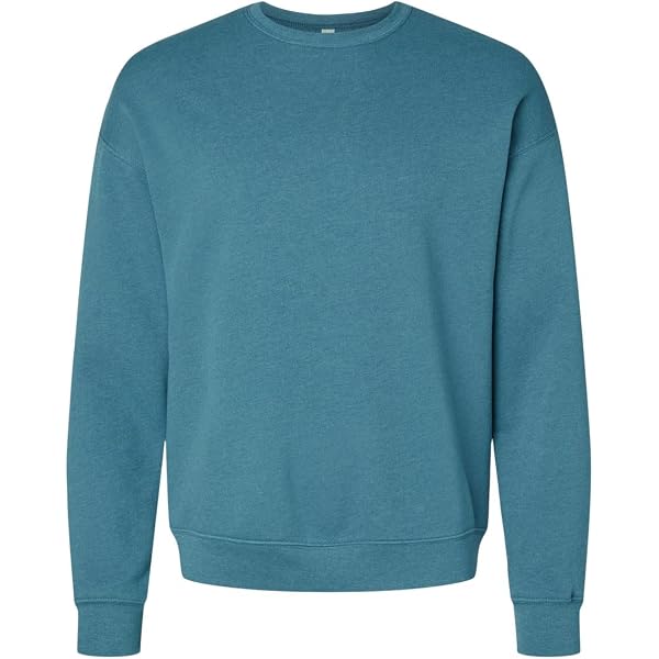 Next Level Men's Triblend Long-Sleeve Crew Neck T-Shirt - Vintage Royal, Soft Lightweight Jersey - View #4