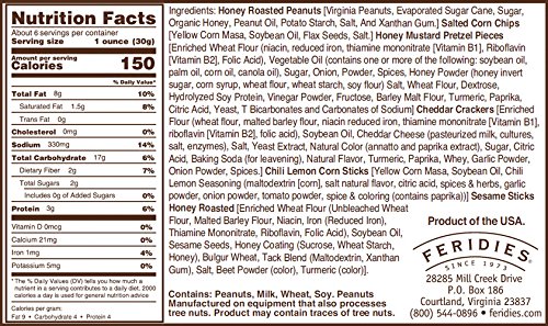 FERIDIES Snack and Trail Mix Assortment - 4 Pack