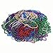 JOYIN Toy 84 Pieces 33 inch 07mm Metallic Mardi Gras Beads Beaded Necklace with 18 Charms