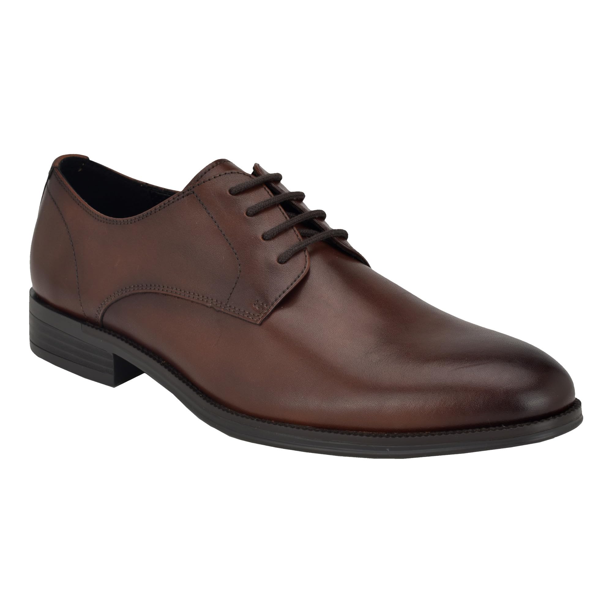 Calvin Klein Men’s Jack Loafer, Medium Brown Leather 211, 7