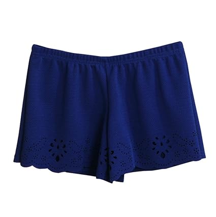 TWIFER Damen Mid Waist Short Pants Bottoms Sommer Beiläufige Frauen Lose Hose