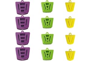 GXXMEI 12PCS Dental Oral Silicone Mouth Prop Bite Blocks Latex Free Cheek Retractor