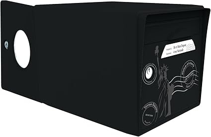 Boite aux lettres noire 2 portes Clearance