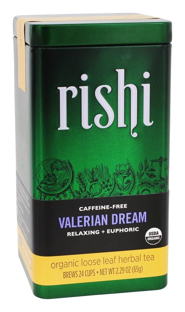 Rishi Tea Valerian Dream Loose Tea 2.29 Ounce Green