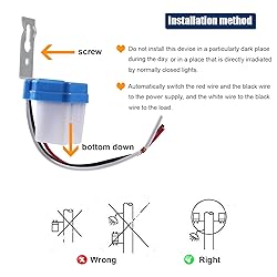 Diitao 4PCS AC DC 12V 10A Automatic Light Switch
