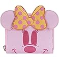 Loungefly Disney Pastel Ghost Minnie Glow in the Dark Women's Zip-Around Wallet