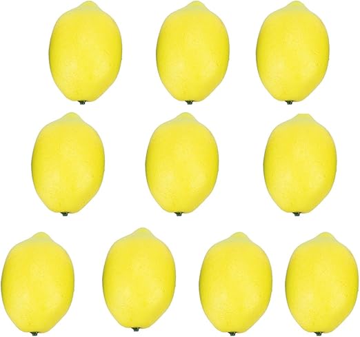 Amazon Com Buytra 10 Pack Artificial Fake Lemons Limes Fruit For