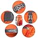 G4Free Lightweight Packable Hiking Backpack 35L Travel Camping Daypack Foldable (Orange/Red)