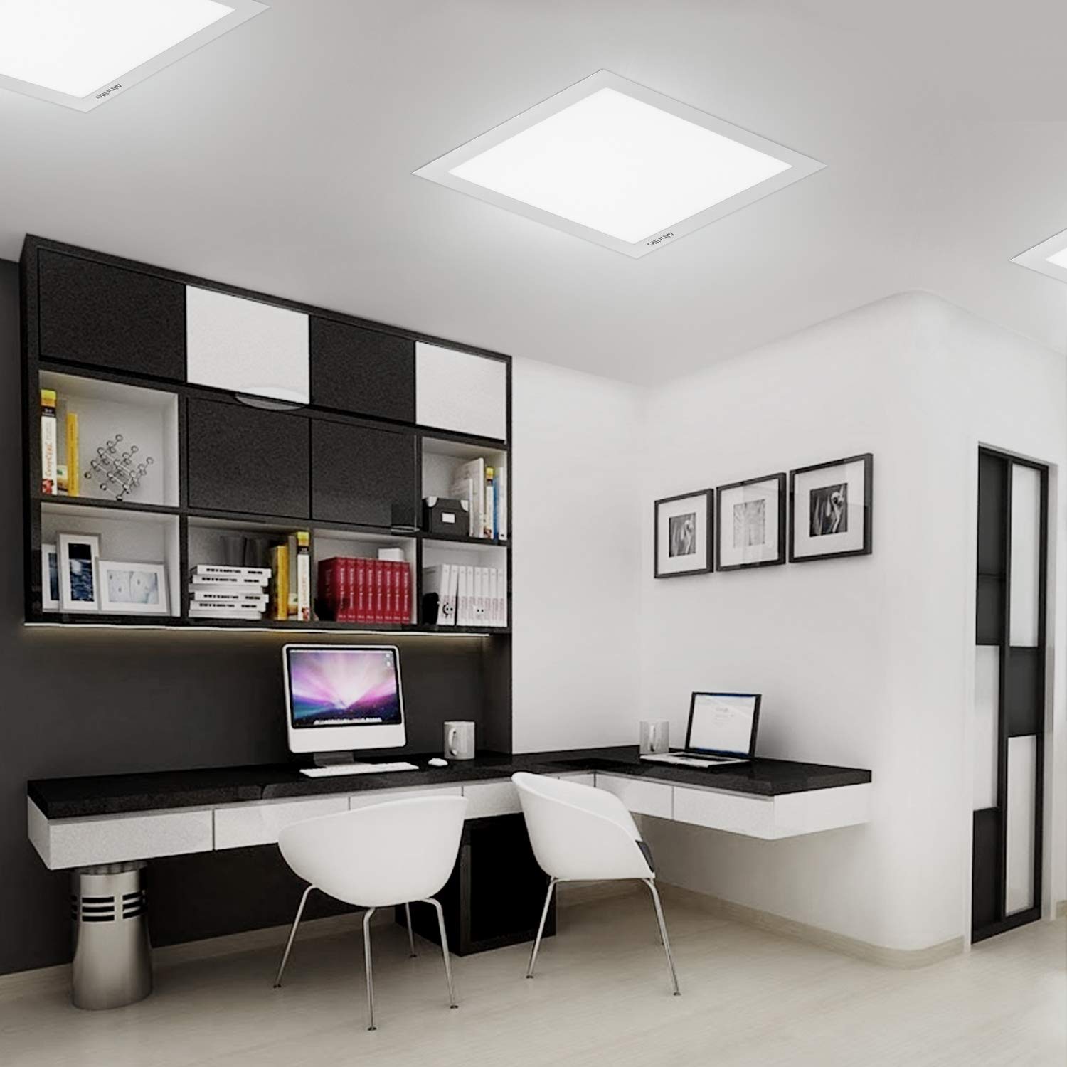 Телевизор над письменным столом в детской