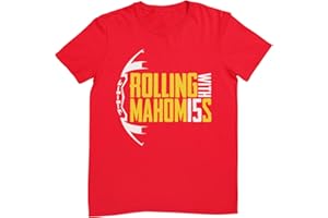 Wishful Inking Rollin with Mahomes Shirt Football Shirt Unisex Adult & Youth Fit