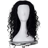 Yan Dream Man Medium Long Curly Dark Brown Wig for Men Movie Cosplay Costume Halloween Wig Adult