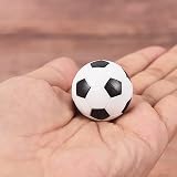 IRYNA Table Soccer Foosballs Replacements 32mm Black and White 6 Pieces view 7