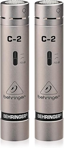 Behringer C-2 Studio Condenser Microphones, Matched Pair