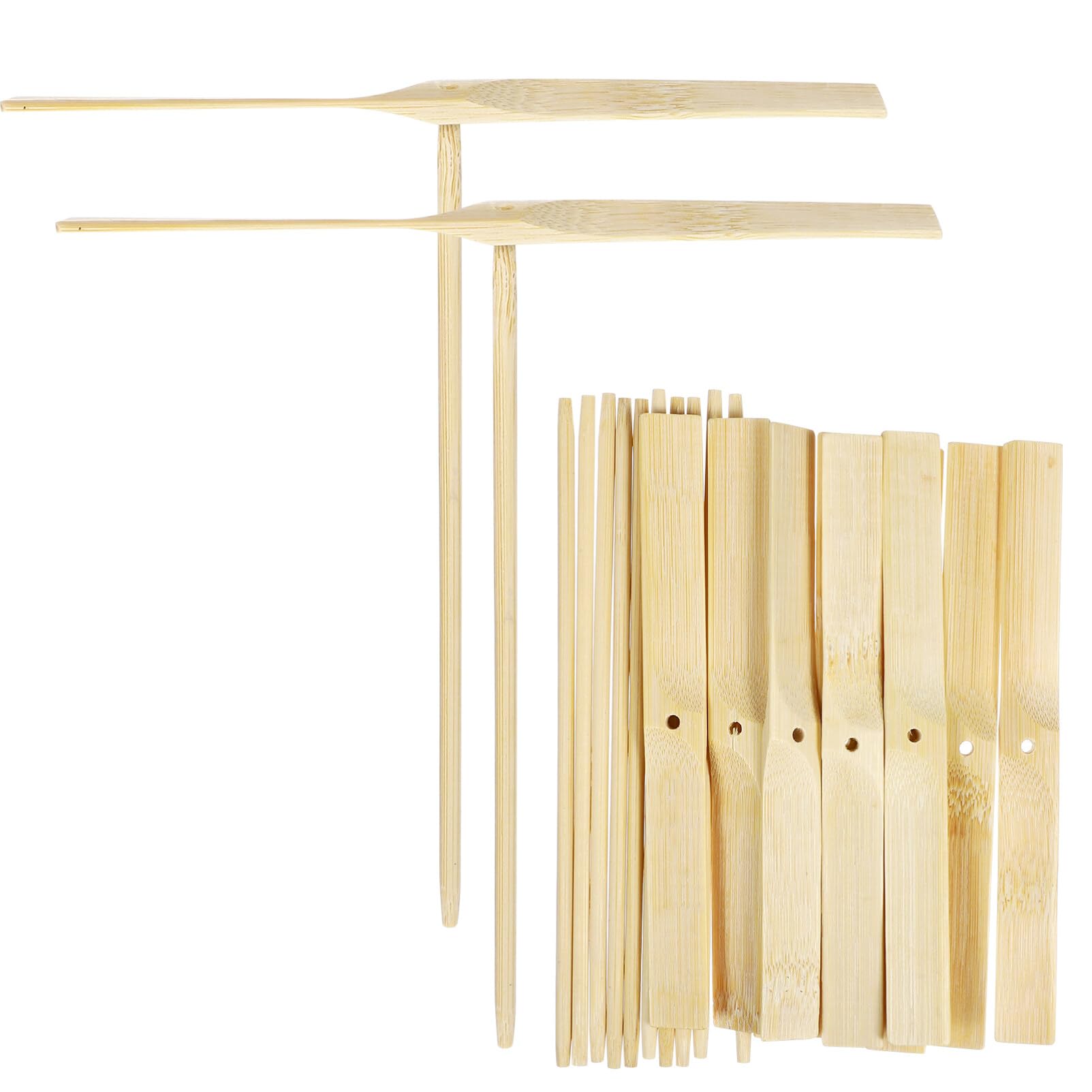 Toyvian 10PCS Flying Helicopter Toy Wood Dragonfly Hand Rub DIY Propeller Flying Propeller Bamboo Dragonfly Discs Launcher
