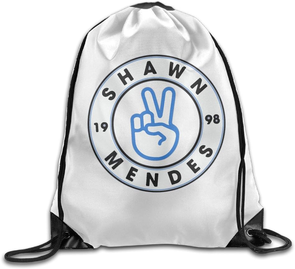 LMS 9080 Male Singer Shawn Mendes Hot Drawstring Backpack Sack Bag