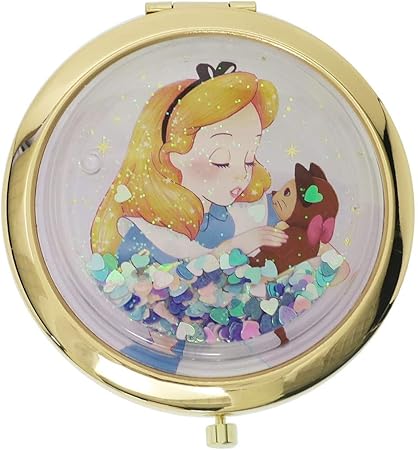 Amazon ふしぎの国のアリス 手鏡 コンパクトミラー ハート ラメ ディズニー おもちゃ雑貨 おもちゃ