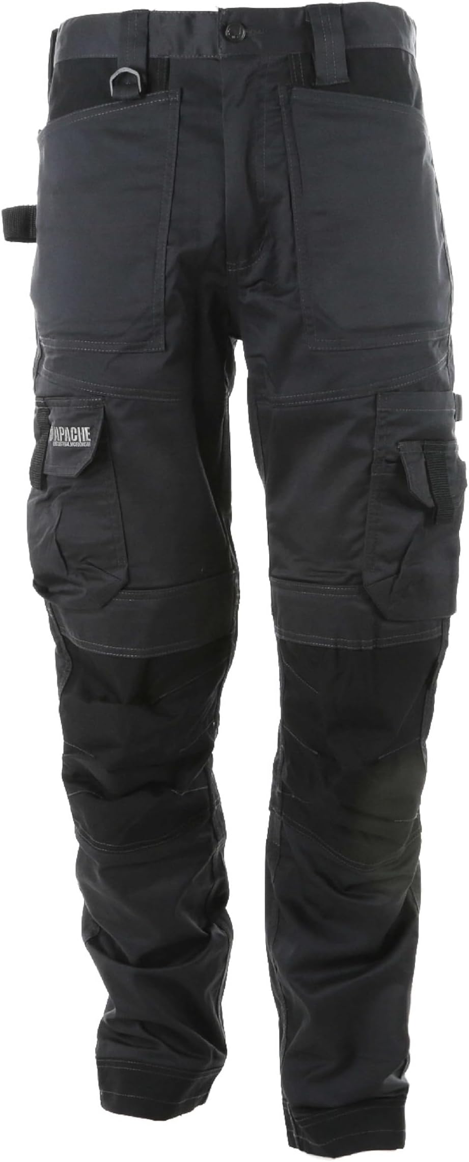 Apache 3D Stretch Holster Trousers Grey Black 32W 29 Leg Workwear
