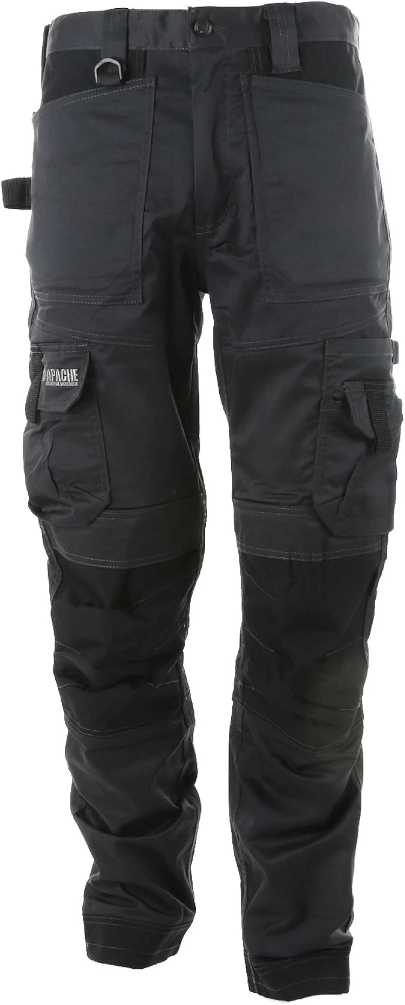 Apache 3D Stretch Holster Trousers Grey Black 32W 29 Leg Workwear