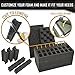MY CASE BUILDER 24 Pistol Magazine Foam Insert | Ammunition Mag Storage for .50 Caliber Ammo Cans - 3 Piece Set Pre-Cut Military Grade Polyethylene Foam (Ammo Can Not Included)