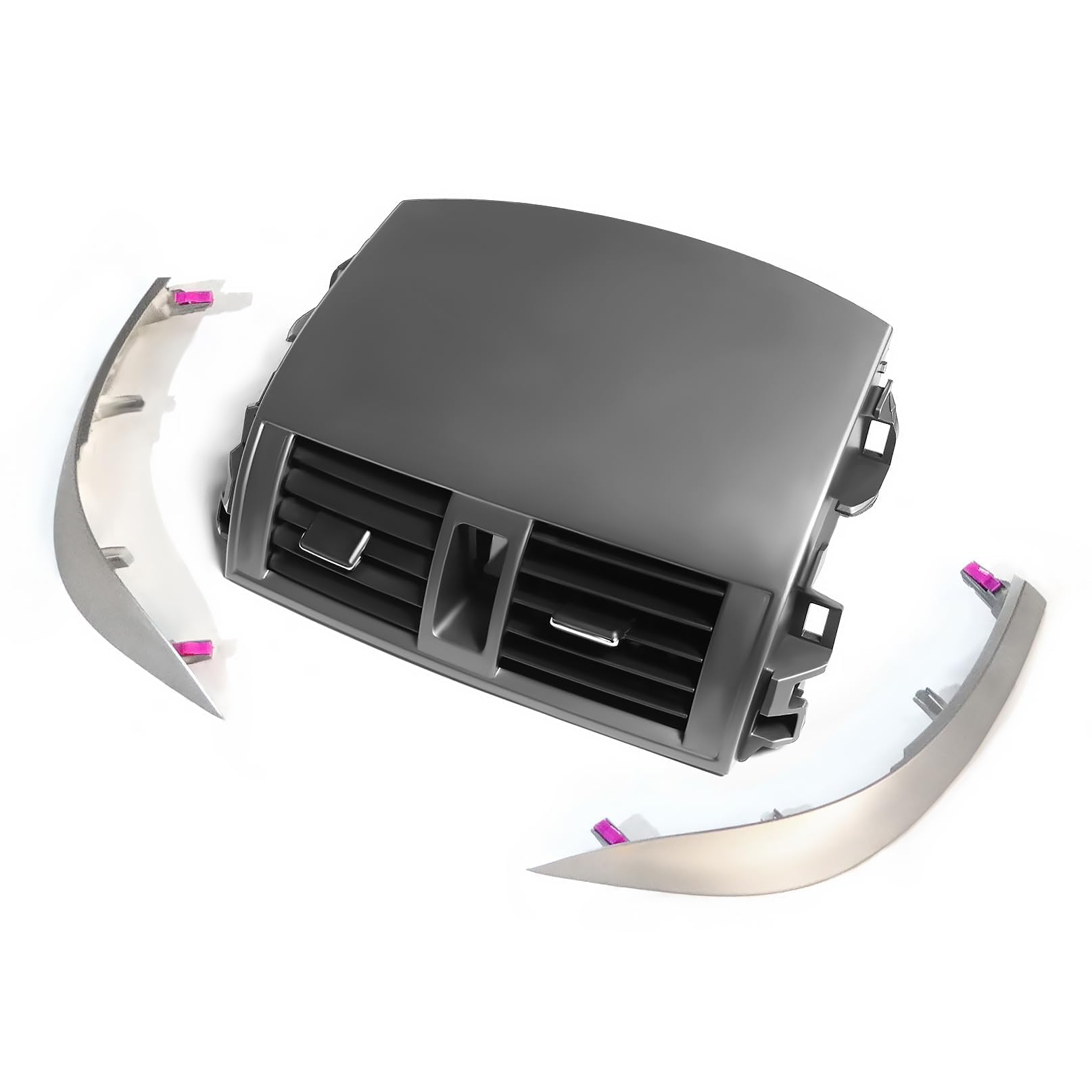 Photo 1 of Aspaton Center Dash A/C Outlet Vent Panel and Strip Trim Compatible with Corolla 2007-2013 55670-02160 5566302060