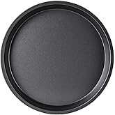 Luxshiny Nonstick Carbon Steel Round Cake Mold 7 Inch Baking Pan for Cakes Pizzas and More Steel Bakeware