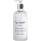 Ipnosi Pheromone Body Cream for Men, Confidence-Boosting Hydrating Lotion for Hands & Body, Fast Absorbing with Aloe & Collagen, Long-Lasting Scent by Natural Splash – 8.45 Fl Oz