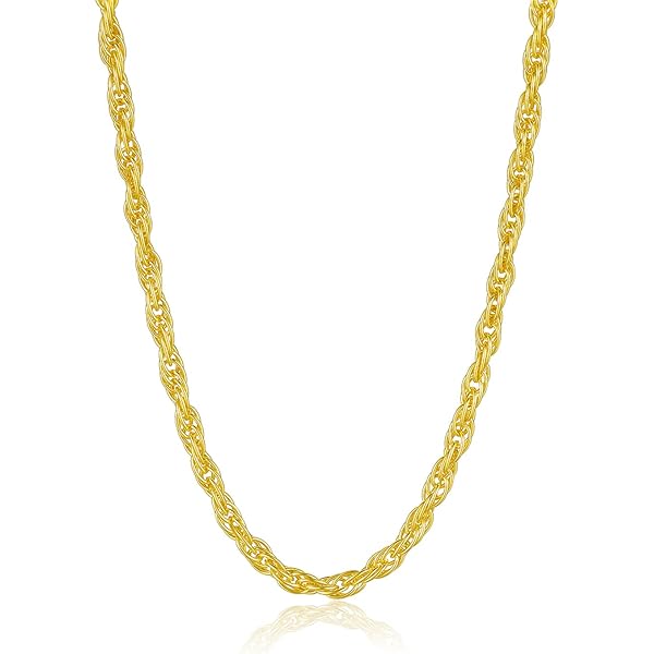 アクセサリー 19SO 24/7 18k necklace ZHOU LIU FU Solid Gold Chain Necklace, 24K Real Gold Chain