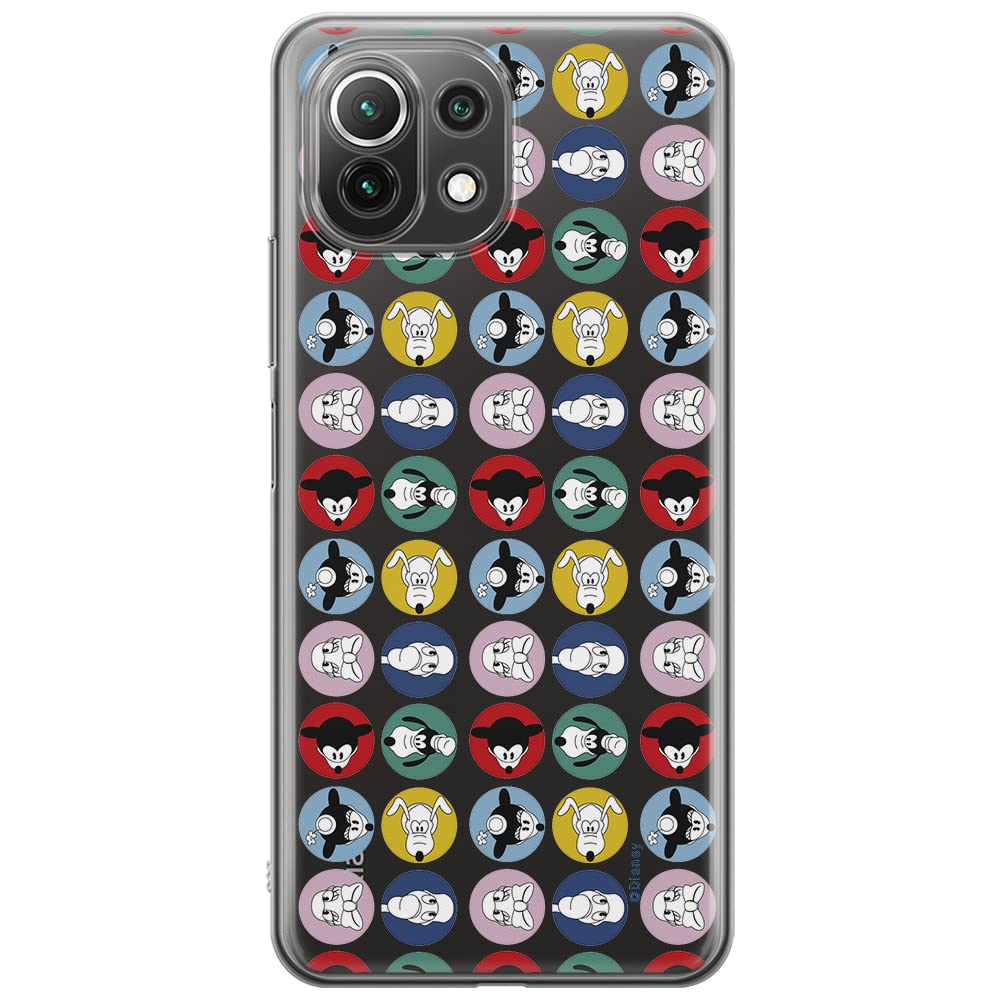 ERT GROUP mobile phone case for Xiaomi 11 Lite 4G/5G original and officially Licensed Disney pattern Mickey & Friends 002, partially transparent