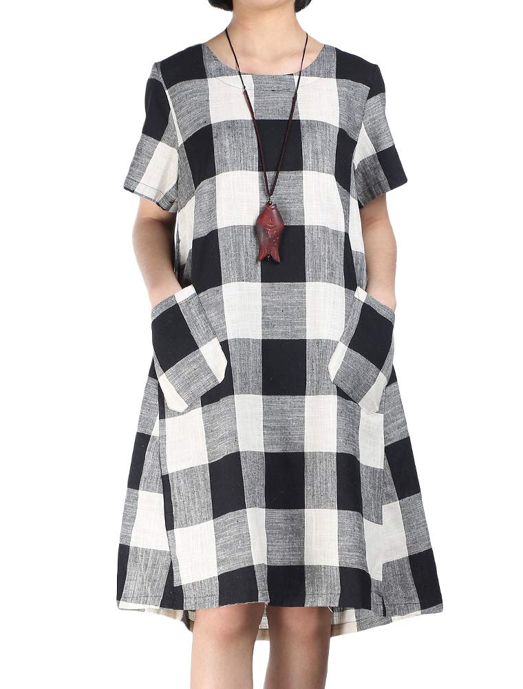 plaid summer dress