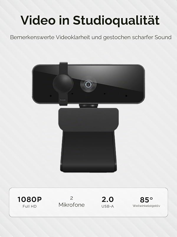 310 FHD Webcam Black