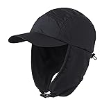 Home Prefer Mens Winter Hat with Brim Fleece