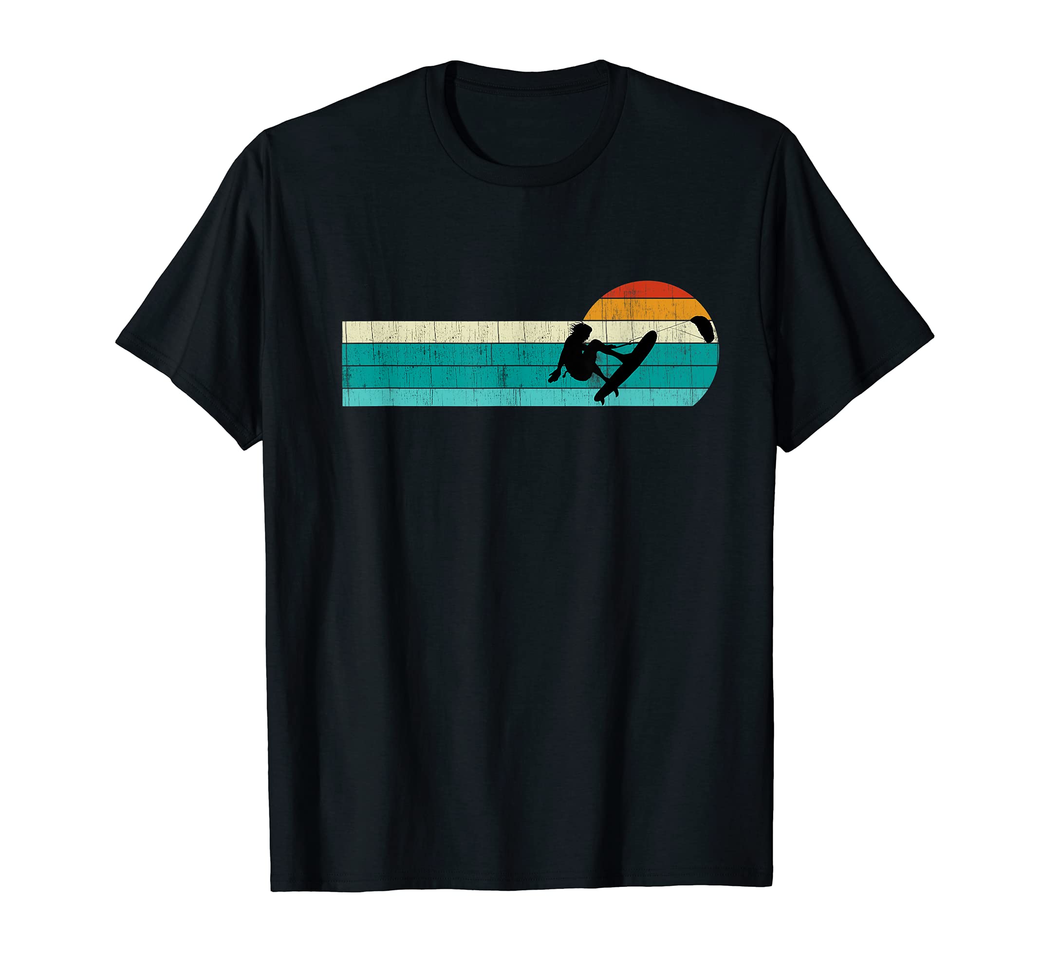 Retro Vintage Kitesurfing: Funny kitesurfing kiteboarding T-Shirt