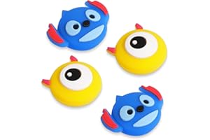 oqpa 4Pcs for Nintendo Switch Thumb Grips Cute Cartoon Character Design Kawaii 3D Silicone Joystick Caps Joycon Controller Button Covers for Nintendo Switch/OLED/Switch Lite for Boys Girls Kids Teens