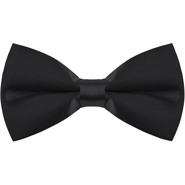 Nœud Papillon Pré-attaché Homme - Satin Classique Marine - Taille Ajustable - Formel Smoking Ou Déguisement