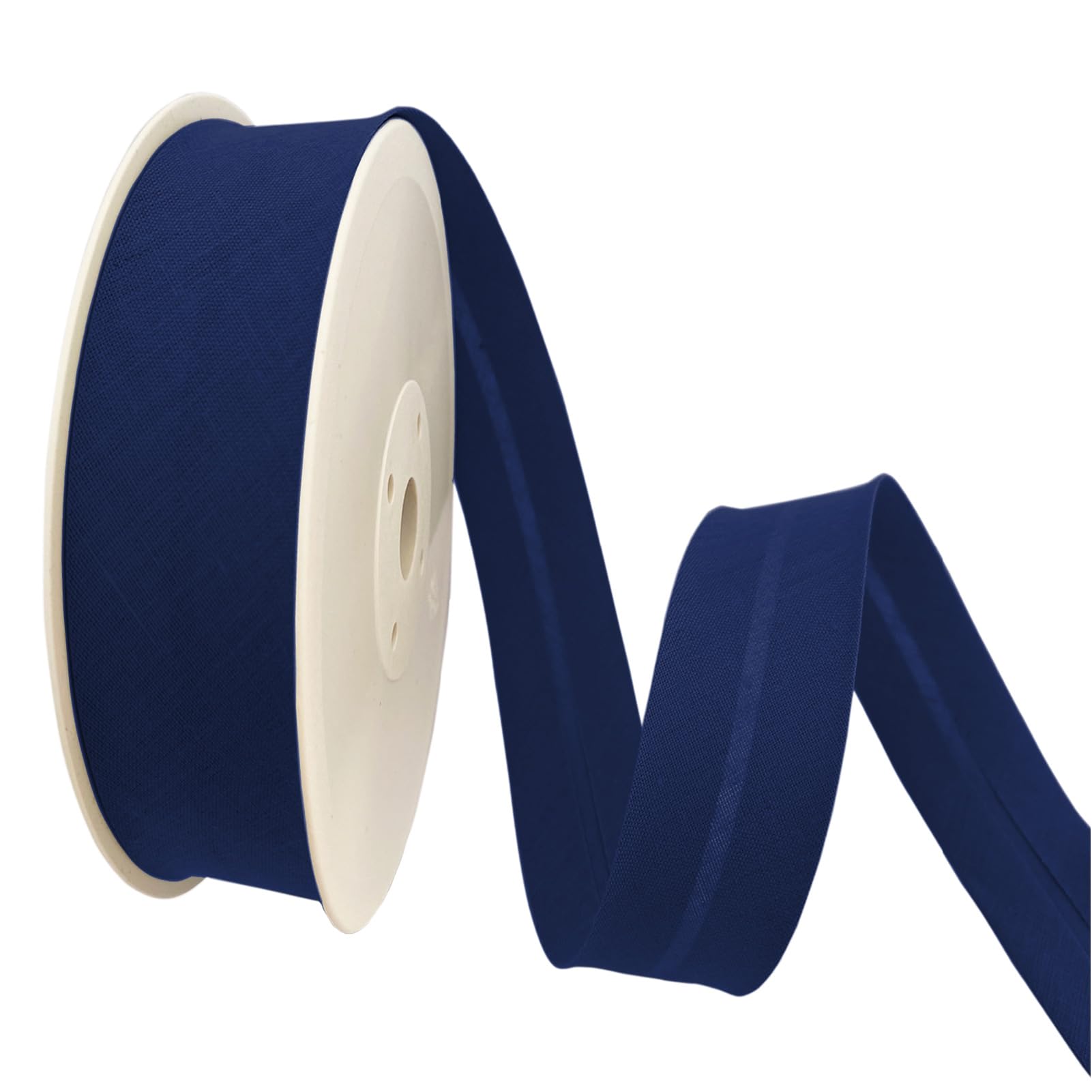 TEXTEX = 20mm Wide Bias Binding Tape. 50% Cotton and 50% Polyester. 10m Piece - (Electric Blue) — image 1