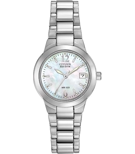 NWT Empress Constance Automatic Pewter Sunray Dial Ladies Watch Amazon.com: Empress Constance Pewter Brushed-Finish Sunray  main image 3