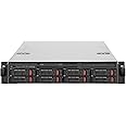 SilverStone Technology RM22-308 Silverstone 2U 8-Bay 2.5" / 3.5" HDD/SSD rackmount Storage Chassis with Mini-SAS HD SFF-8643 12 Gb/s Interface