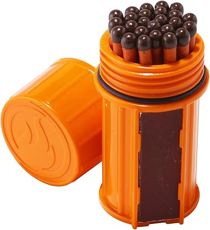 UCO Stormproof Matches with waterproof case and windproof matches for wet weather