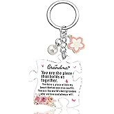 Granddaughter Gifts from Grandma Grandma Birthday Gifts from Grandkids Grandson Grandma Keychain for Grandmother Nana from Grandchild Gigi Best Grandmas Gift Mothers Day Gift Happy Birthday Grandmas