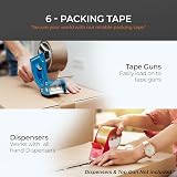 Stick Well Heavy Duty Packing Tape 48mm x 66m Brown 6 Rolls Low Noise view 6