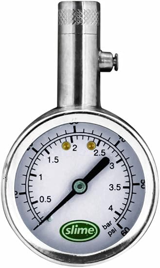 Amazon Com Slime 20049 Large Face Dial Tire Gauge 5 60 Psi Automotive