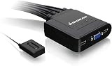 IOGEAR GCS24U 4-Port USB KVM Switch VGA Keyboard Mouse Multi OS Plug Play view 1