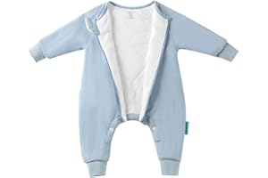 PurComfy Supersoft Baby Safe Sleep Sleepsuit, Zipper + Snap for Easy Diaper Changes